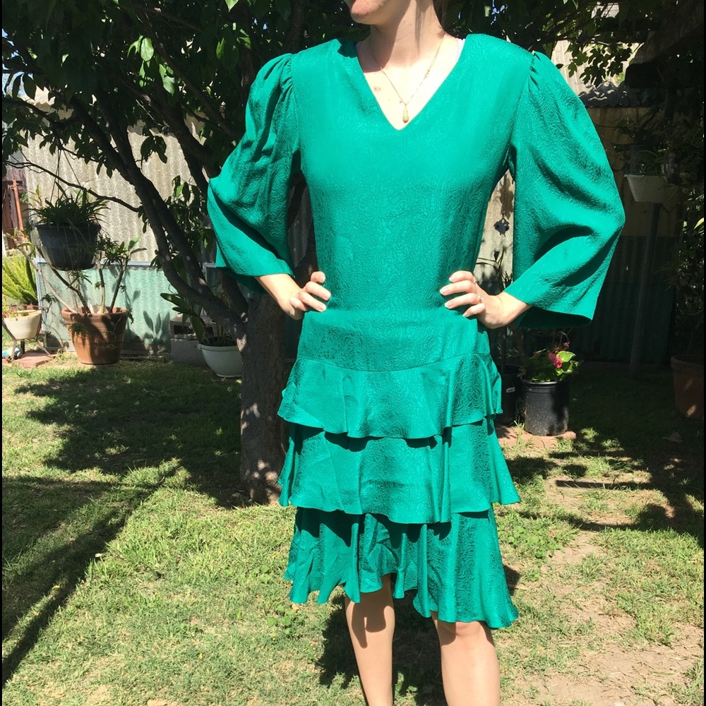 Mr. Blackwell Green dress